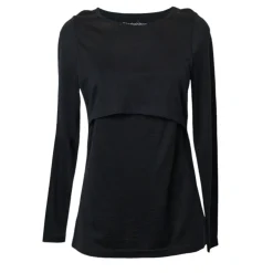 All Seasons Merino/Tencel LS Breastfeeding Top