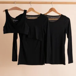 All Seasons Merino/Tencel LS Breastfeeding Top