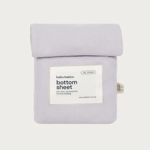 Babu Basics Organic Cotton Bassinet Fitted Sheet - 40 x 80cm