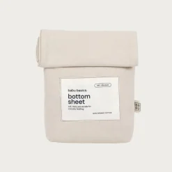 Babu Basics Organic Cotton Bassinet Fitted Sheet - 40 x 80cm