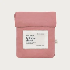 Babu Basics Organic Cotton Bassinet Fitted Sheet - 40 x 80cm