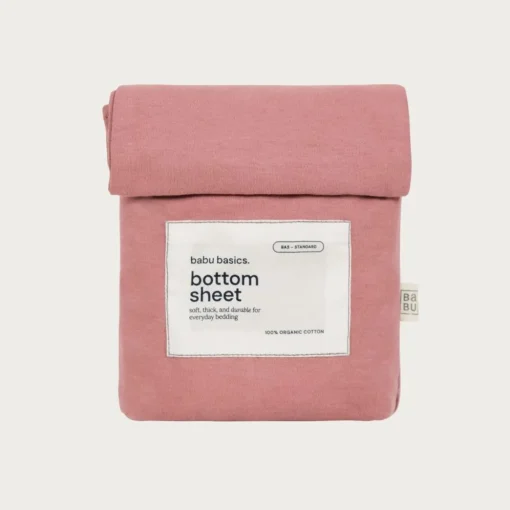 Babu Basics Organic Cotton Bassinet Fitted Sheet - 40 x 80cm