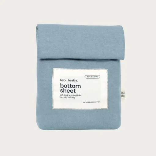 Babu Basics Organic Cotton Bassinet Fitted Sheet - 40 x 80cm