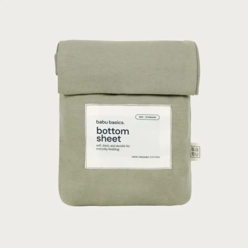 Babu Basics Organic Cotton Bassinet Fitted Sheet - 40 x 80cm