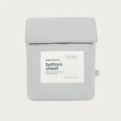 Babu Basics Organic Cotton Bassinet Fitted Sheet - 40 x 80cm