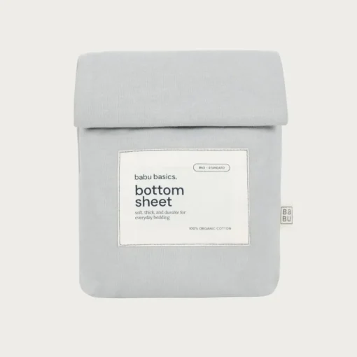 Babu Basics Organic Cotton Bassinet Fitted Sheet - 40 x 80cm