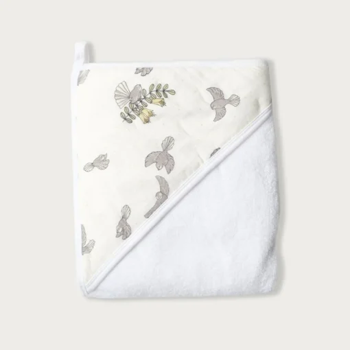Babu Organic Terry Hooded Baby Towel