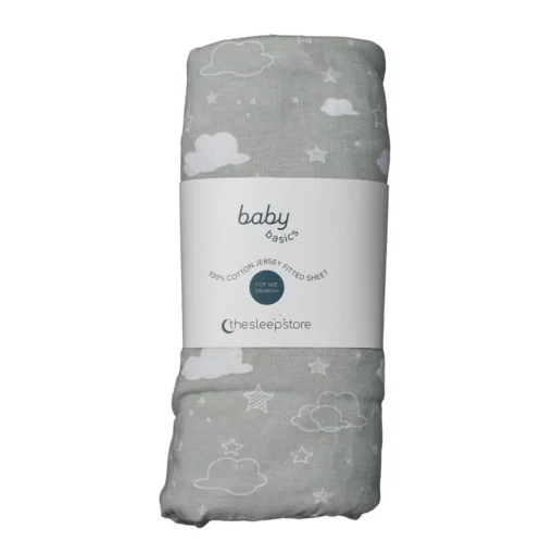 Baby Basics Cot Fitted Sheet - 132 x 71cm