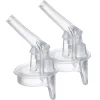 b.box Tritan Drink Bottle Replacement Straw Top 2-Pack