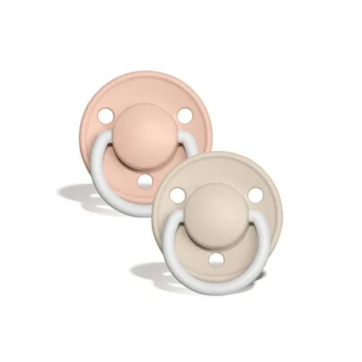 BIBS De Lux Silicone Night Glow Colour Mix 2pk - One Size