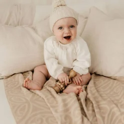 BO & KO Baby Mohimohi Woven Pēpi Blanket