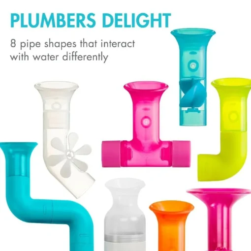 Boon Bath Toy Bundle - Pipes, Tubes & Cogs