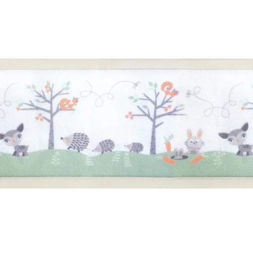 Breathable Baby - Breathable Print Mesh Cot Liner - 2 Sides / Solid-end cots