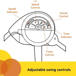 Bright Starts Playful Paradise Portable Swing
