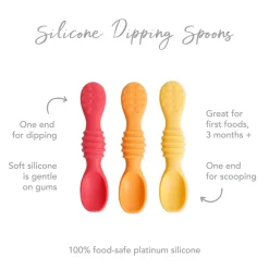 Bumkins Silicone Dipping Spoons 3pk
