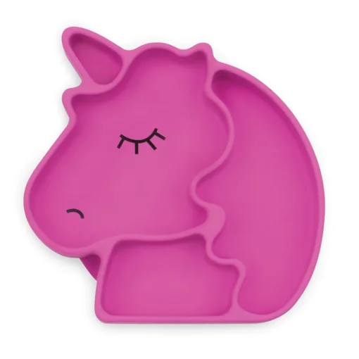 Bumkins Silicone Grip Dish - Unicorn