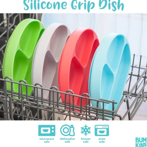 Bumkins Silicone Grip Dish