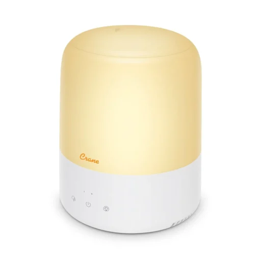 Crane 3 in 1 Cool Mist Humidifier, Aroma Diffuser & Sleep Support Light – 1.9L