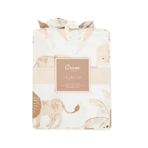 Crane Baby Bassinet Fitted Sheet - Kendi Collection