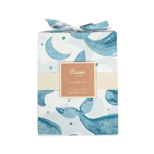 Crane Baby Co-Sleeper Fitted Sheet - Caspian Collection