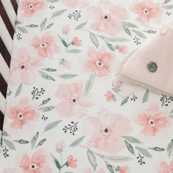 Crane Baby Cot Fitted Sheet - Parker Collection - 132 x 71cm
