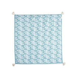 Crane Baby Reversible Cot Quilt - Caspian - Clearance