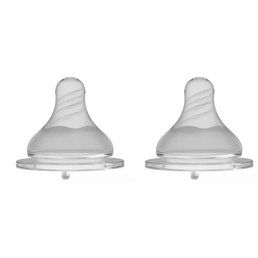 Crane Silicone Wide Neck Teat - 2 pack