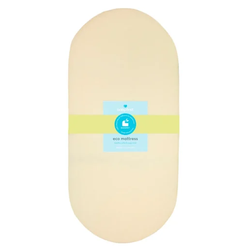 Custom Oval Latex and Wool Bassinet Mattress