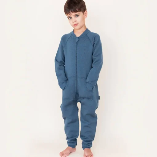 Deluxe Merino Fleece Pocket Onesie