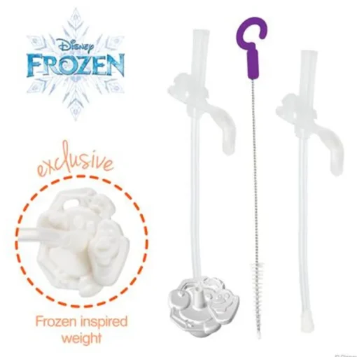 Disney Sippy Cup - Replacement Straws & Cleaner - Olaf