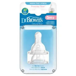 Dr Browns Preemies Standard (Narrow) Silicone Teats 2 pack