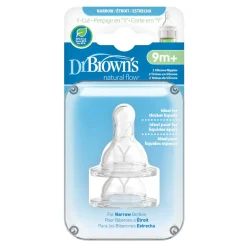 Dr Browns Y-Cut Standard (Narrow) Silicone Teats 2 pack