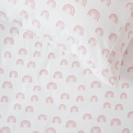 Fitted Sheet & Pillowcase Set - Rainbow Magic
