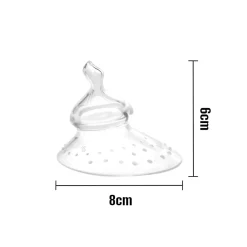 Haakaa Silicone Orthodontic Nipple Shields - Round