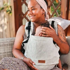 Hoppediz Linen Toddler Buckle Carrier