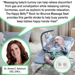Igenuity Happy Belly Rock-to-Bounce Massage Seat