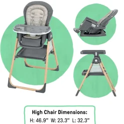 Ingenuity Proper Positioner Create Up Deluxe High Chair