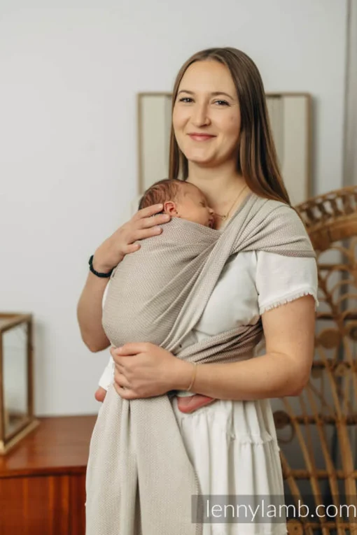 Lenny Lamb Herringbone Weave Woven Wrap - Premature Baby Size