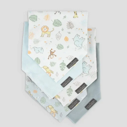 Little Linen Jersey Bib 5 Pack