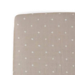 Little Unicorn - Muslin Fitted Cot Sheet - 132 x 71cm