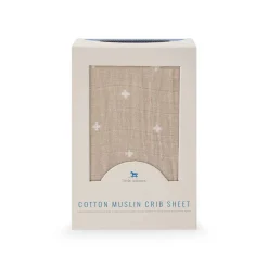 Little Unicorn - Muslin Fitted Cot Sheet - 132 x 71cm