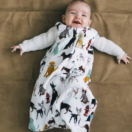 Little Unicorn Cotton Muslin Sleeping Bag - Clearance