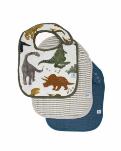 Little Unicorn Muslin Classic Bib 3pk - Clearance Discontinued Prints