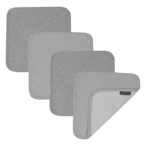 Living Textiles Cotton Face Washers 4pk