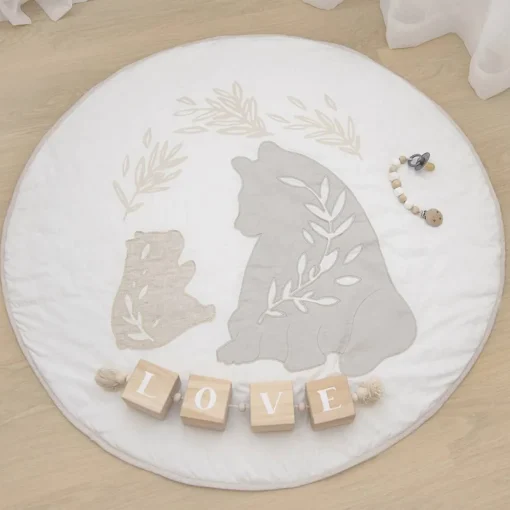 Lolli Living Round Play Mat with Milestone Cards - Clearance