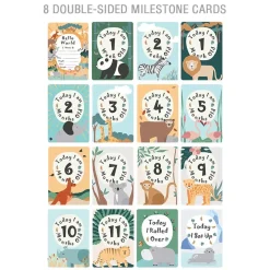 Lolli Living Round Play Mat with Milestone Cards - Clearance
