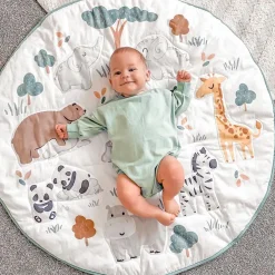 Lolli Living Round Play Mat with Milestone Cards - Clearance