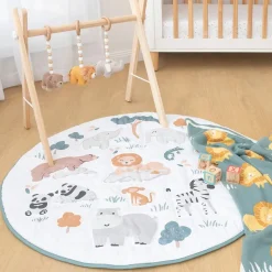 Lolli Living Round Play Mat with Milestone Cards - Clearance