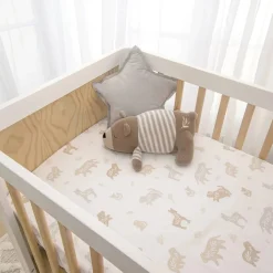 Lolli Living Sateen Fitted Cot Sheet - 135 x 75cm - Clearance