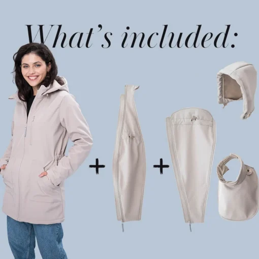 Love & Carry 4 in 1 Softshell Maternity Babywearing Jacket
